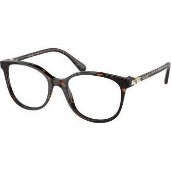 Swarovski SK2002 Women's Square Acetate Optical Frames in Transparent Havana