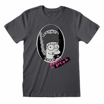 Camiseta Unisex Charcoal de Los Simpsons - Marge Punk - Talla XXL