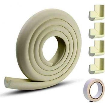 Vicloon Protector Borde, Protectores para Esquinas y Bordes, Bebe Protecciones Borde Cobertura 2m y 4