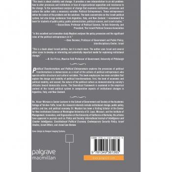 Political Transformations and Political Entrepreneurs: Israel in Comparative Perspective