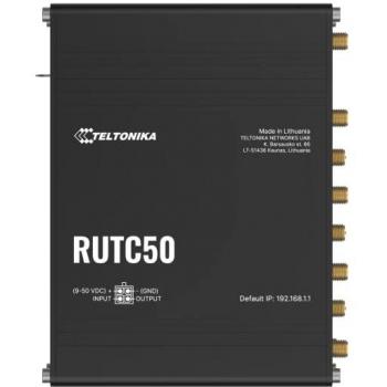 Teltonika RUTC50 Router Inalámbrico Gigabit Ethernet Doble Banda 5G Negro