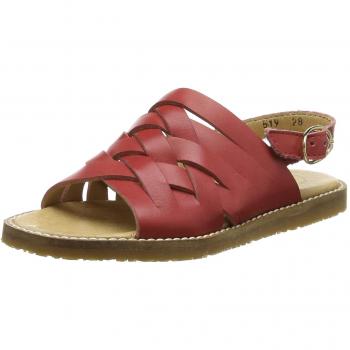 El Naturalista Kids E519 VAQUETILLA Geranio/Africa, Sandalias con Correa de Tobillo para Niñas, Rojo, 35 EU