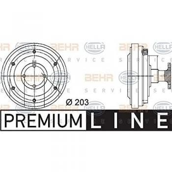 BEHR HELLA SERVICE 8MV 376 731-361 *** PREMIUM LINE *** Kupplung, Kühlerlüfter