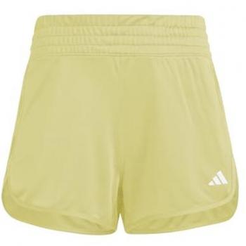 Pantalón Corto Pacer Essentials Knit Alto Mujer Amarillo Talla M 5 Pulgadas