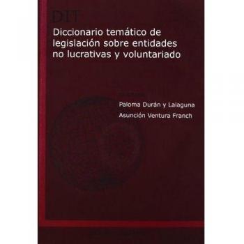 DICC TEMATICO DE LEGISLACION S/ENTIDADES NO LUCRATIVAS