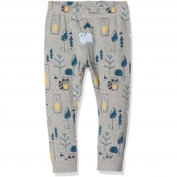 NAME IT Nbmseb Long John, Pantalones para Bebés, Gris