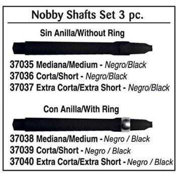 Caa NYLON.MEDIANA.Sin Anilla. Negro.3pz