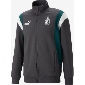 Puma AC Milan Archive Collection Zipped Hoodie - Black - Male - Size: Small Adults