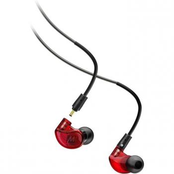 MEE audio M6 PRO 2nd Generation Universal-Fit Noise-Isolating In-Ear Monitors, Red