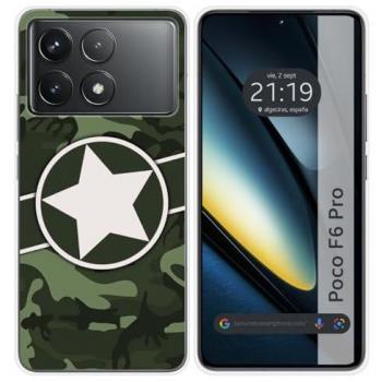 Funda de Silicona Camuflaje 01 para Xiaomi Poco F6 Pro 5G con Diseño Exclusivo