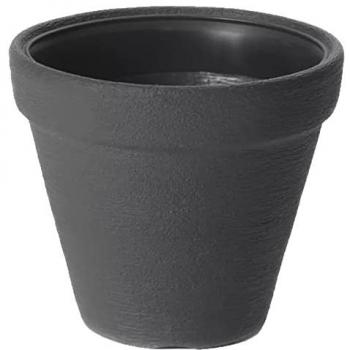 Maceta Prosperplast Classic 67L - Alta Capacidad - Diseño Clásico - Resistente a la Intemperie - Color Antracita - Dimensiones (mm) 580x580x470