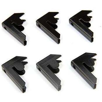 Conectores Negros para Estanterías T-Rax de Garaje - Pack de 6