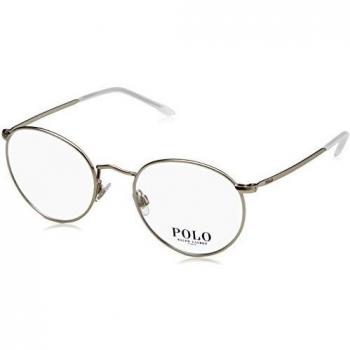 Polo Ralph Lauren 0PH1179, Monturas de Gafas para Hombre, Semi Shiny Brushed Silver, 51