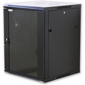 Armario Intellinet Rack 19 pulgadas de pared 12 unidades sección única prof. 600 mm negro