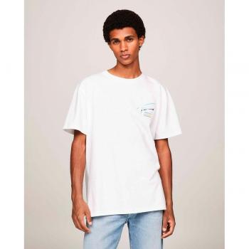 Camiseta Tommy Jeans Metallic AOP Tee YBR White