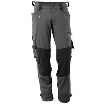 Pantalones Stretch Advanced con Bolsillos para Rodilleras Dyneema - Oscuro Antracita 52