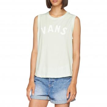 Vans_Apparel Rivers, Camiseta sin Mangas para Mujer, Verde