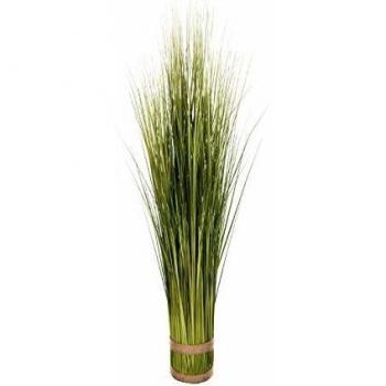 Paquete de Hierba Artificial con Base de Cáñamo - Decoración de Interiores D14XH100