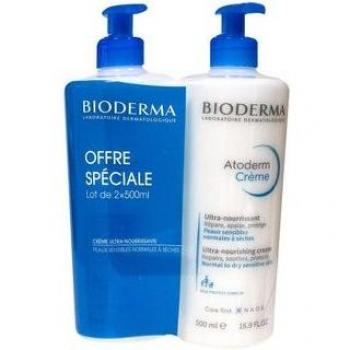 Bioderma Atoderm Ultra Nourishing Cream 500ml for Dry and Very Dry Skin, Fragrance-Free