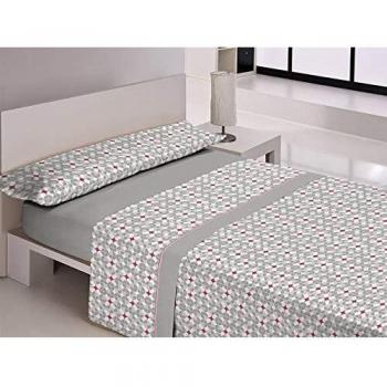 Libela Juegos sabanas, Gris, Cama 150 cm