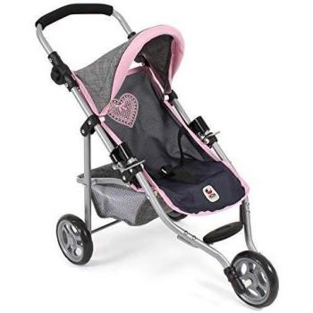 Sillita de Paseo para Muñecas LOLA Melange Gris-Navy - Bayer Chic 2000