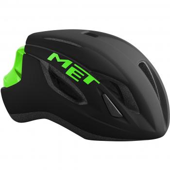 MET M3HM107L0NV1 - Casco, M, Negro - Verde, Unisex