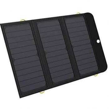 Cargador Solar Sandberg 21W con 2xUSB+USB-C