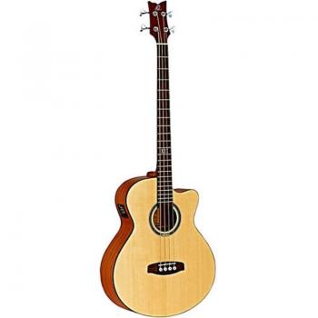 Ortega Guitars D538-4 Deep 5 AE Bass Guitar with Built-In Preamp, Natural