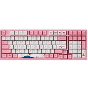 Akko 3098 Tokyo Teclado Gaming con Interruptores Mecánicos, Cable USB,N-Key Rollover, PBT Dye-Sub Teclas OEM Perfil, Ergonómico, Compacto Full-Size Keyboard für PC