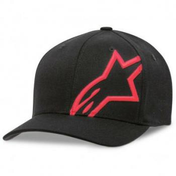 Alpinestars Corp Shift 2 Curved Flex Cap - Black/Red - XXL (62-63 cm)