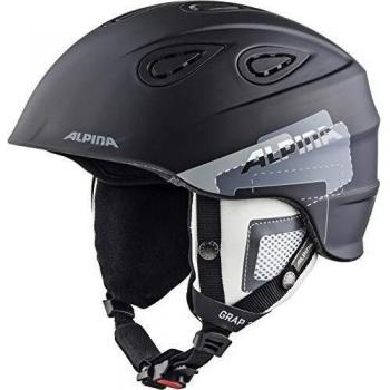 ALPINA A9085238 Cascos, Unisex Adulto, Negro/Gris