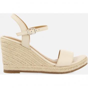 Sandalia Gioseppo Zhepe de Piel Off-white con Cuña de Yute para Mujer
