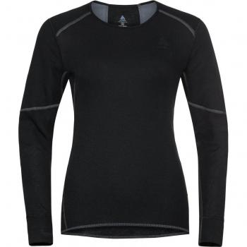 Odlo Women's Active X-Warm Eco Crew Baselayer - Black