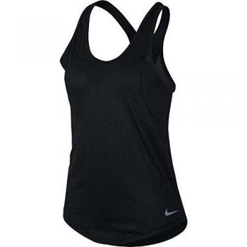 Nike 10k Jacquard Camiseta sin Mangas L Bateau Neckline Sin Mangas Poliéster - Camisas y Camisetas