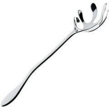 Cucharón para Espaguetis Alessi Mediterráneo de Acero Inoxidable 18/10 Pulido 31 cm