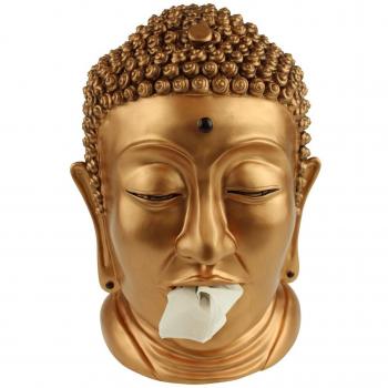 Rotary Hero - Buddha Dispensador de Pañuelos - Latón - 32x20x19cm