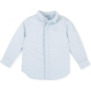 Camisa de niño de manga larga con botones ocultos Tutto Piccolo
