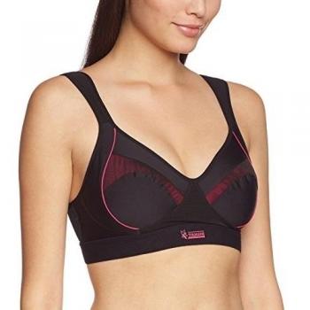 Sujetador PowerUP de Thuasne Sport - Negro/Rosa - Talla FR 85A