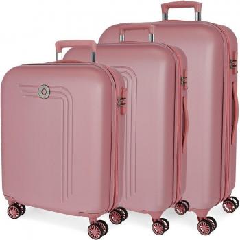 Juego de Maletas Movom Riga Rígidas 55-70-80cm Rosa
