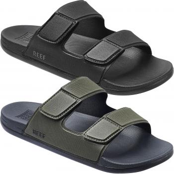 Sandalias Cushion Tradewind Negro para hombre de Reef, ajustables, tipo flip flops, ideales para verano y playa
