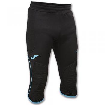 Joma Protect Pantalón de Portero, Hombre, Negro/Turquesa, XS