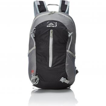 Elementerre ELF 15 - Mochila de 15 litros, color negro, talla 27 x 46 x 17