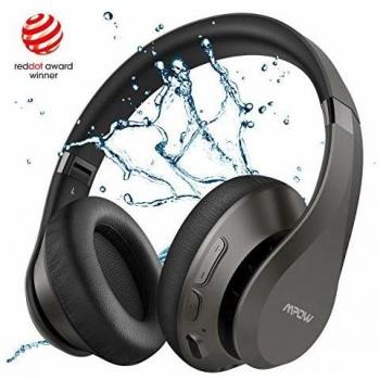 Mpow H20 Auriculares Diadema Bluetooth 5.0, 50 Hrs de Reproducir, Cascos Bluetooth Diadema CVC 8.0 con Micrófono, DJ Auriculares Bluetooth Diadema, Cascos Inalámbricos Diadema para TV, PC, Móvil