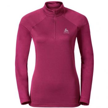 Odlo - Versilia Midlayer 1/2 Zip, color sangria, talla M