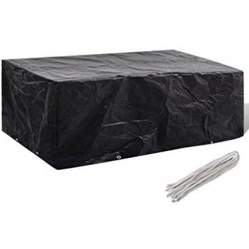 vidaXL Funda Cubierta Protectora Muebles de Jardín 8 Ojales Toldo Mobiliario