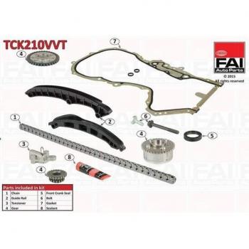 Kit de cadena de distribución FAI AutoParts TCK210VVT