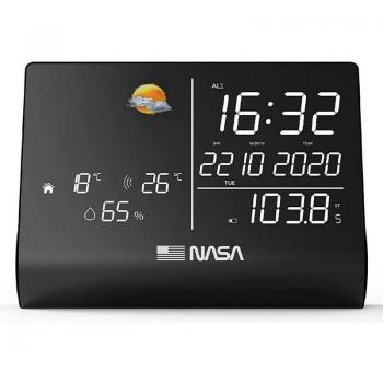 Estación Meteorológica NASA WSP1300 con Altavoz Bluetooth Negro