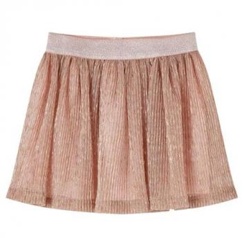 Falda Infantil con Purpurina Rosa Suave, Cinturilla Elástica, Talla 116