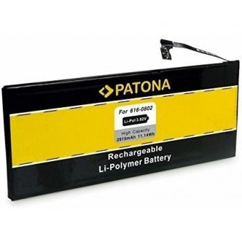 PATONA Batería 616-0802, 616-0772 para Apple iPhone 6 Plus [ Li-Polymer, 2915 mAh, 3,82V ]