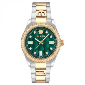 Philipp Plein Rock Couture Queen Women's Watch - Unisize - Green - Stainless Steel